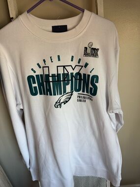 Philadelphia  eagles fanatics Super Bowl championship sweatshirt NWT